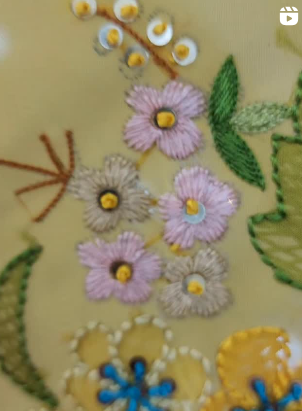 Designer Boutique Embroidery Patch – Custom Floral Work